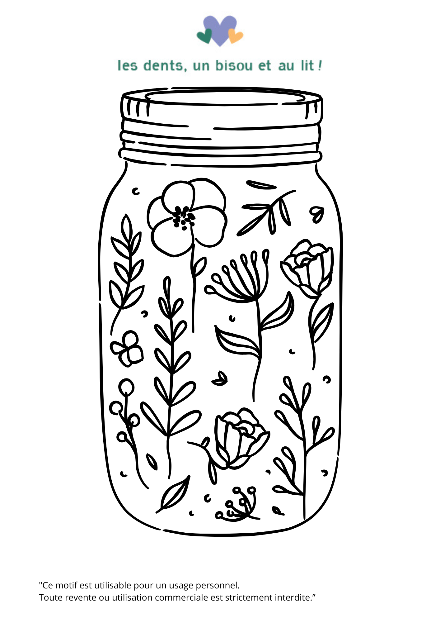 Motif à broder – Quotidien Fleuri (PDF téléchargeable)