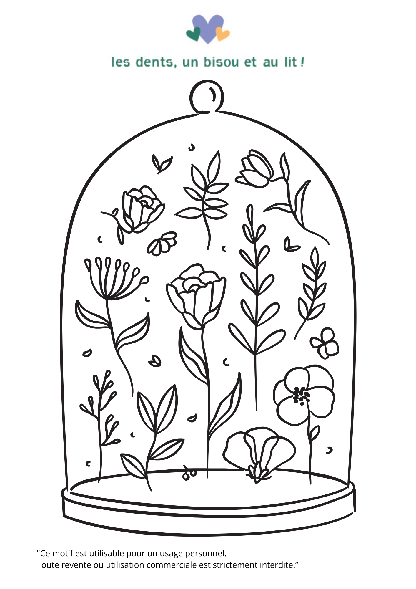 Motif à broder – Quotidien Fleuri (PDF téléchargeable)