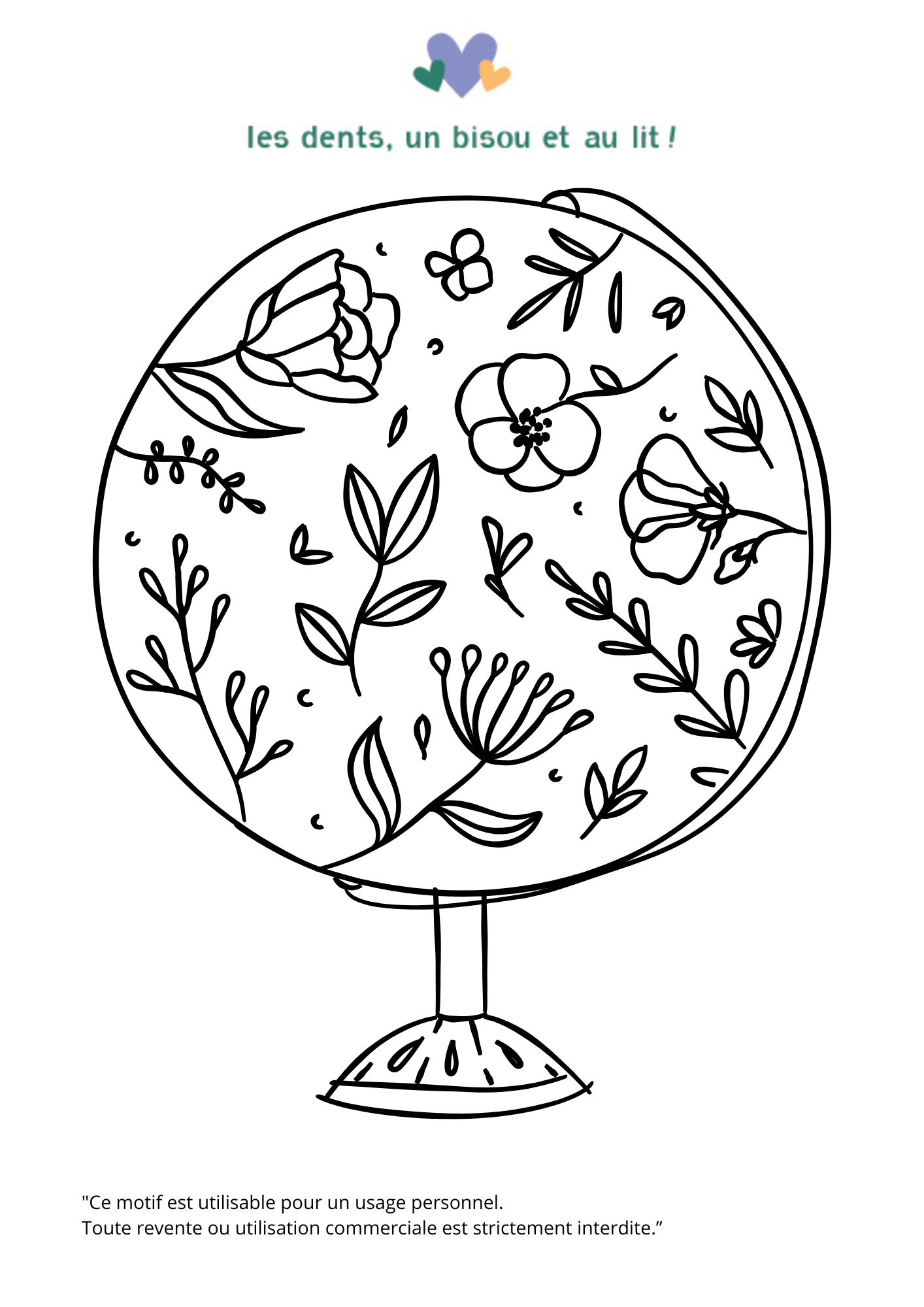 Motif à broder – Quotidien Fleuri (PDF téléchargeable)