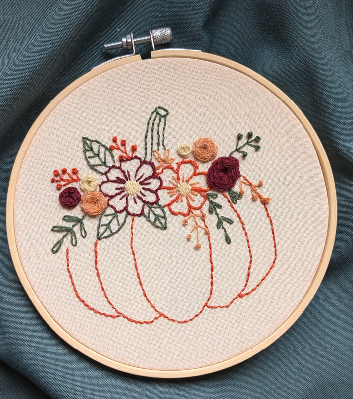 Kit de broderie - citrouille