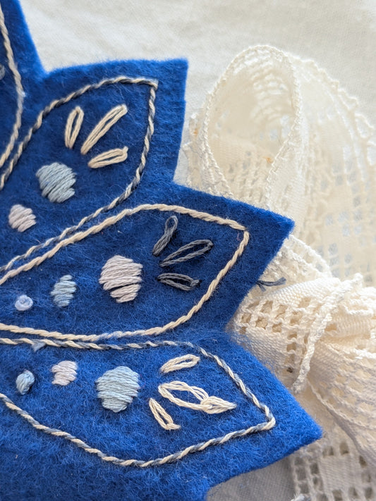 Motif de broderie de janvier : broder l’hiver