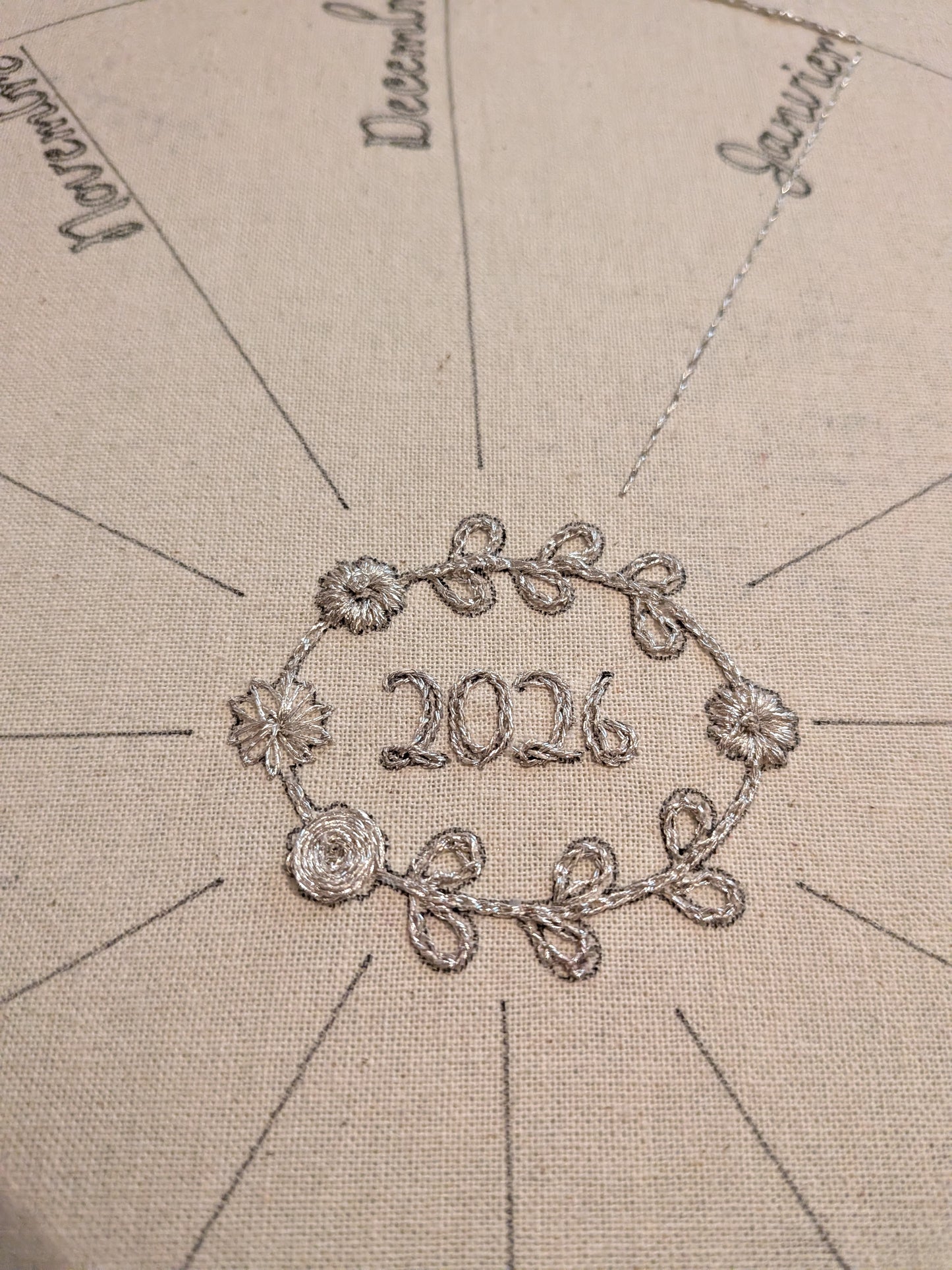 Roue Brodée – Challenge Créatif 2026