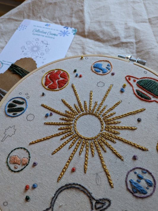 Système Solaire / Kit de broderie - collection Cosmos
